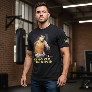 Manny Pacquiao King of The Ring Black Shirt